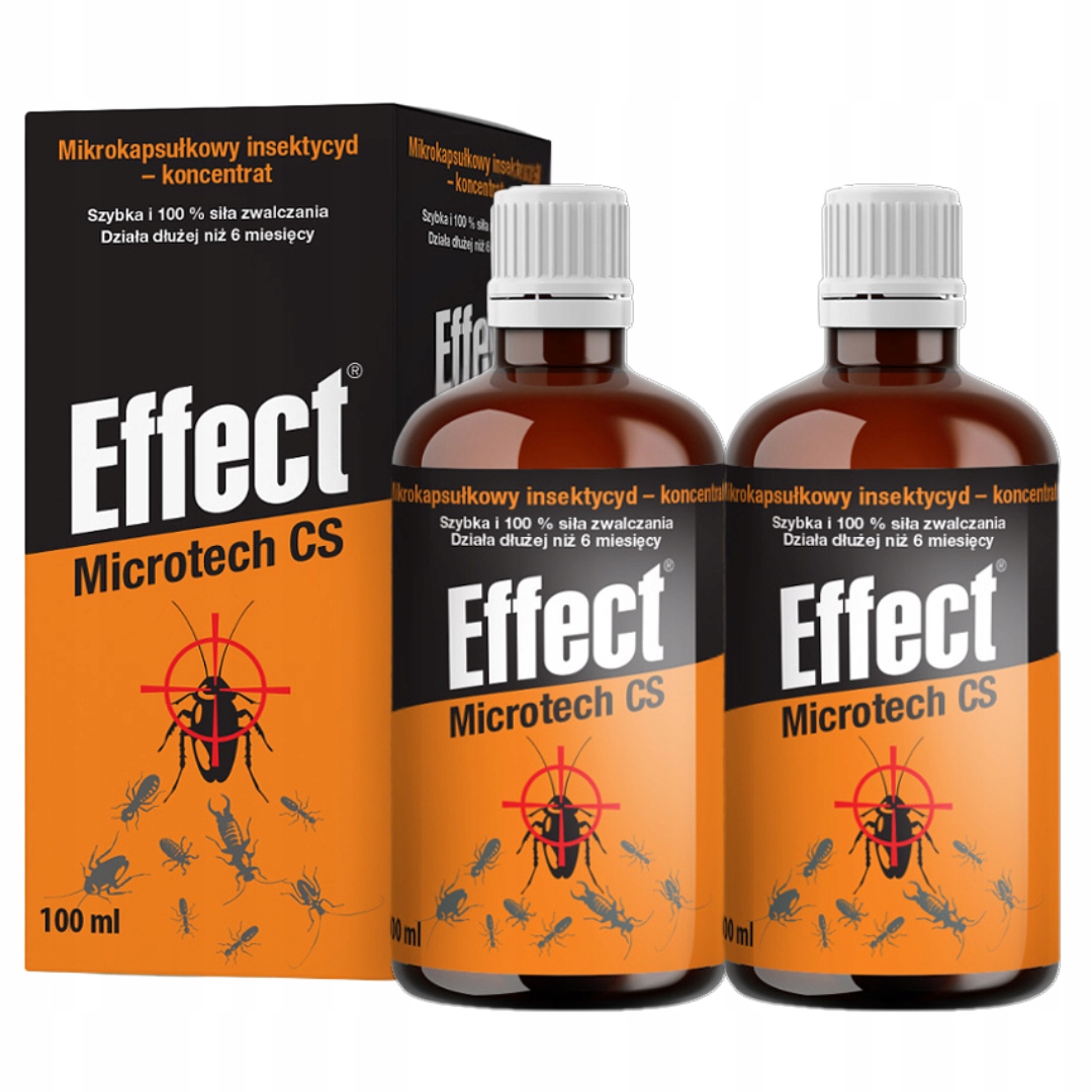 Effect Microtech Cs Oprysk Preparat Środek na mrówki pająki pluskwy 2x100ml