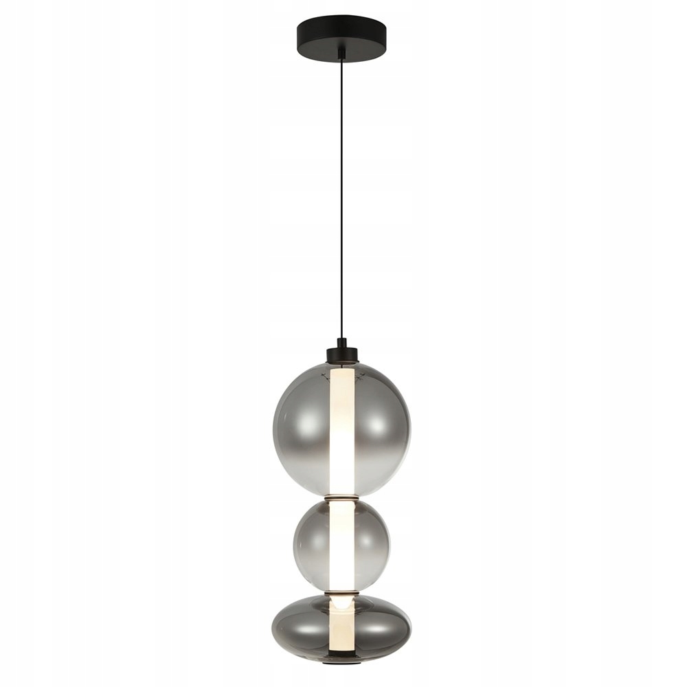 Závesná Led lampa 24W Sonte PND-24352V-24W-BK-SG Italux