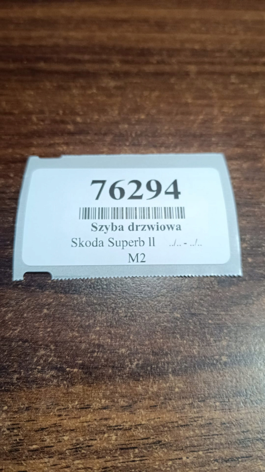 SKODA SUPERB II KOMBI window door left front
