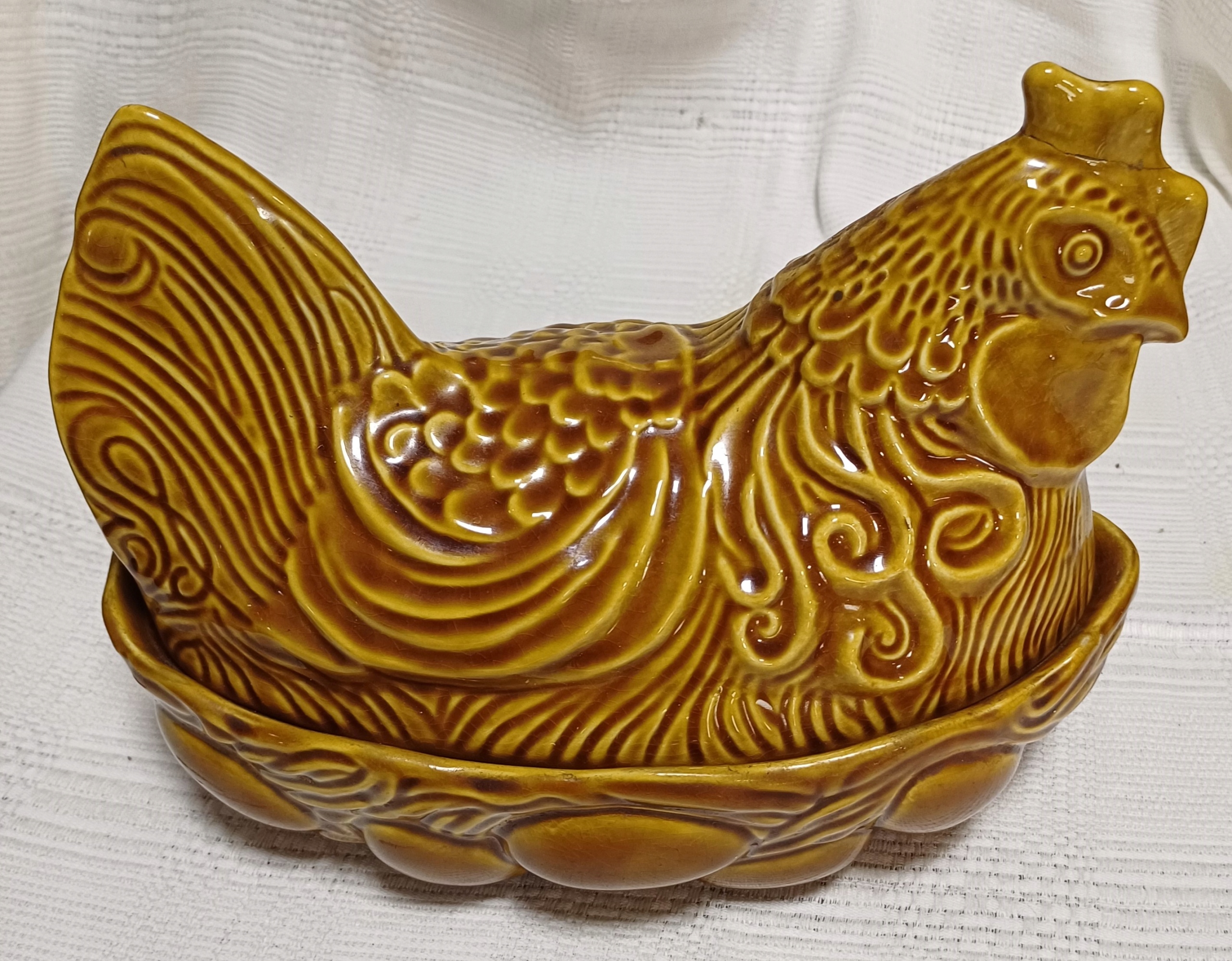 Керамическая курица, bomboniera