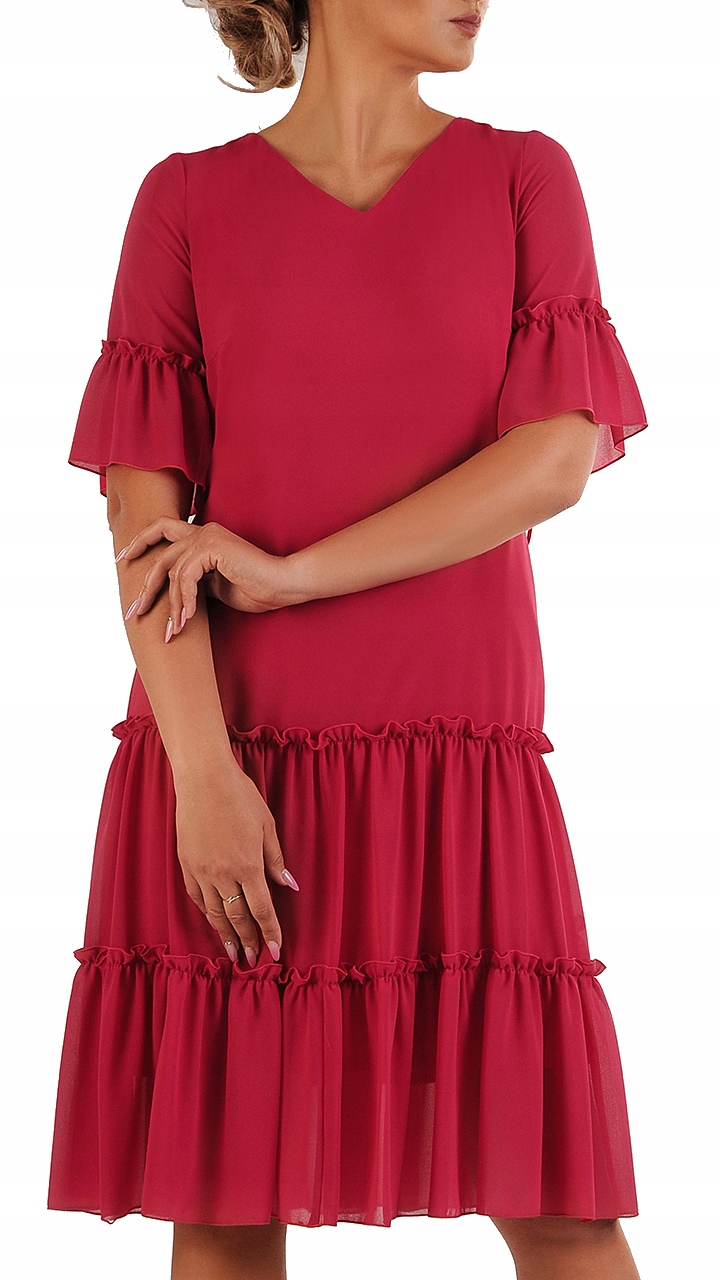 Šaty Rita 44 let na svatební hostina jsou elegantní na společenské přijímání