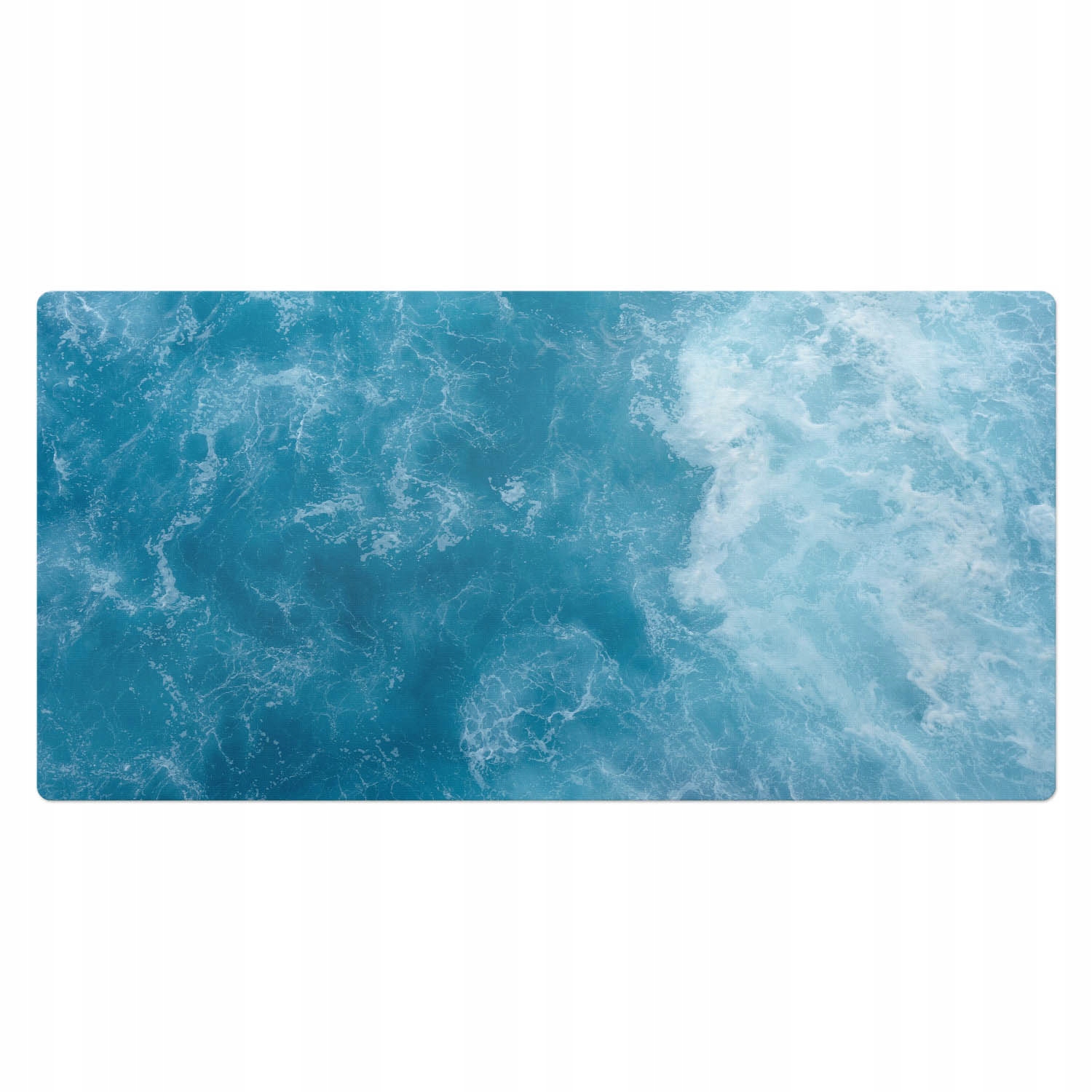 Ochranná podložka na stůl s grafikou Dynamické mořské vzory 100 x 50 cm