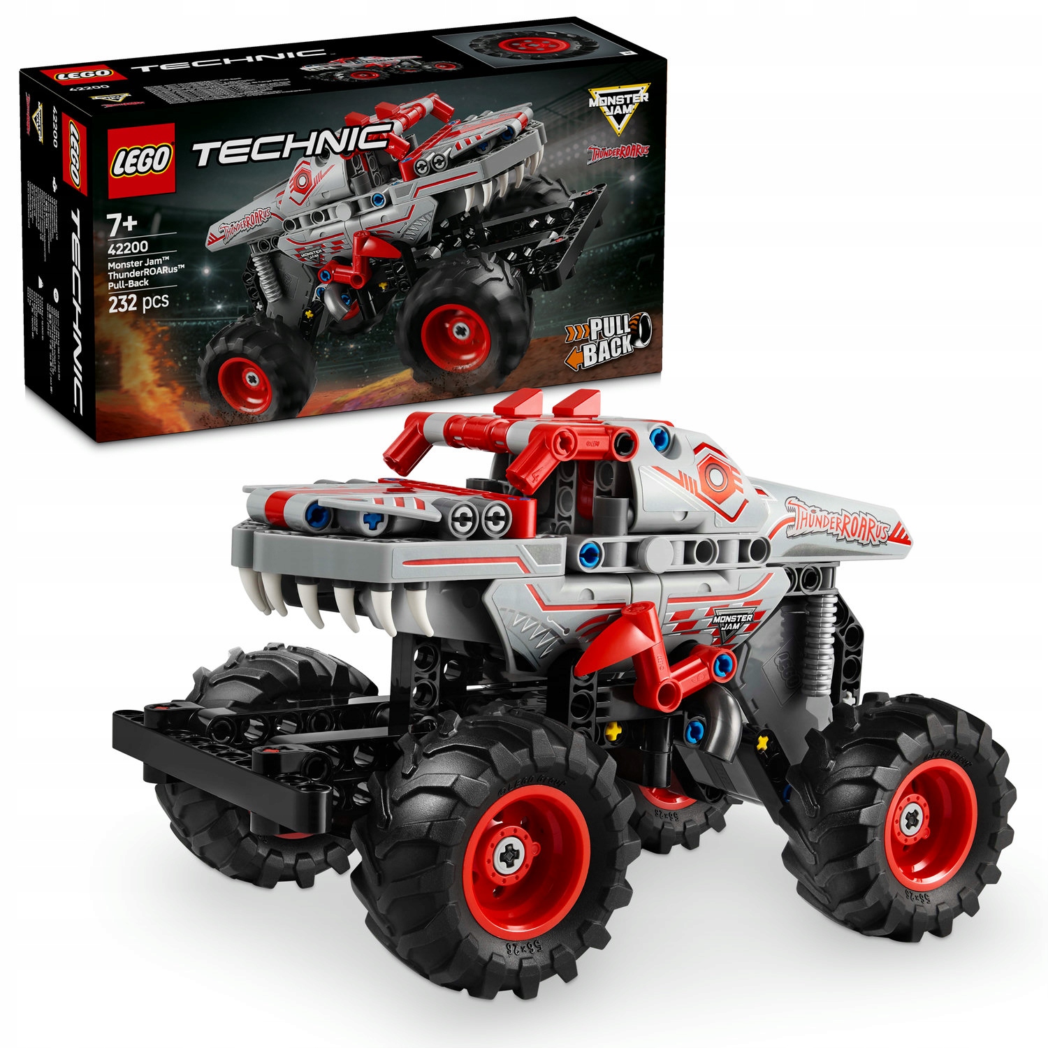 Lego Technic 42200 Monster Jam ThunderROARus s natahovacím motorem
