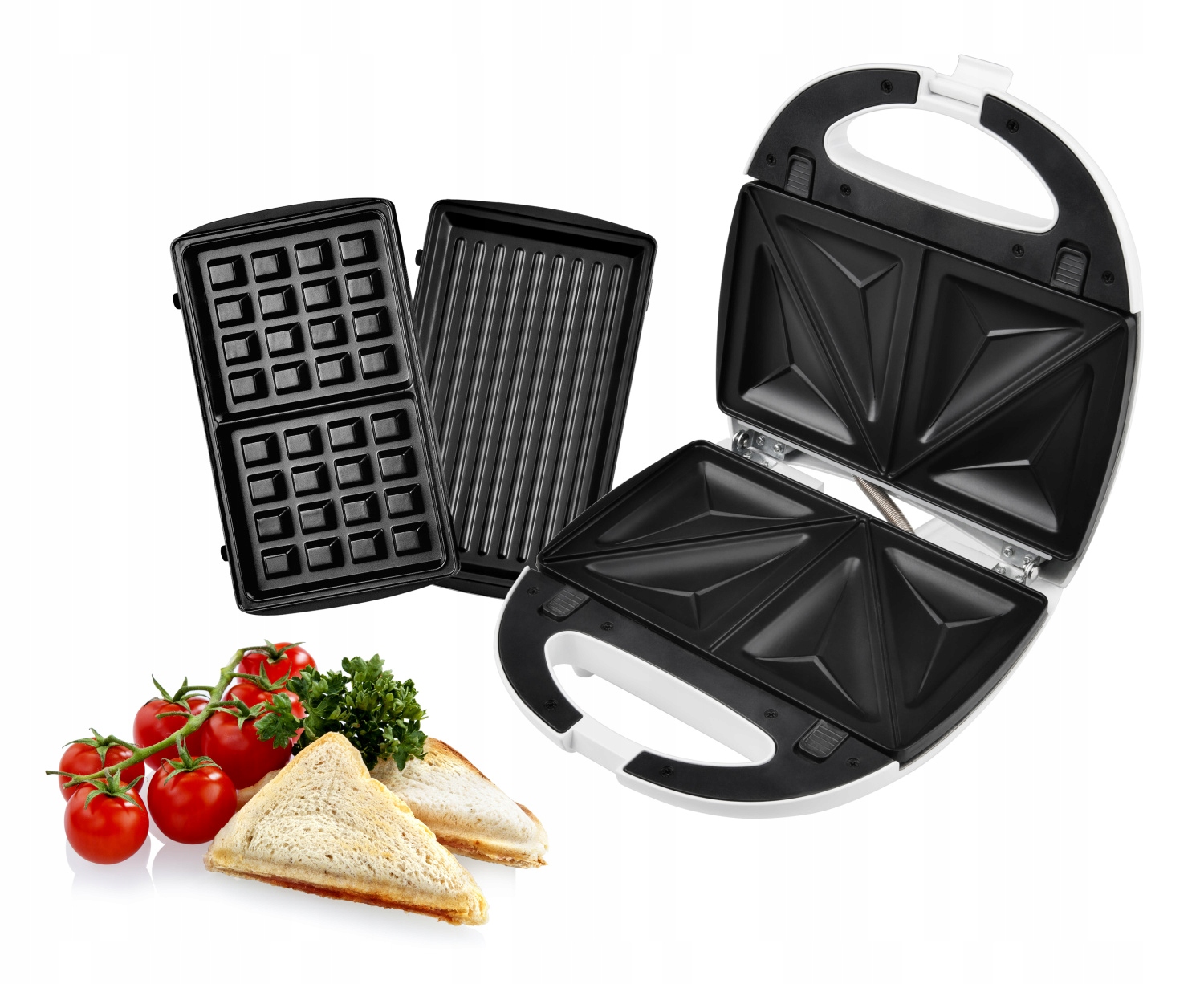 OPIEKACZ 3W1 GOFRY TOSTY GRILL SANDWICH OPIEKACZ TOSTÓW 2 szt HYUNDAI