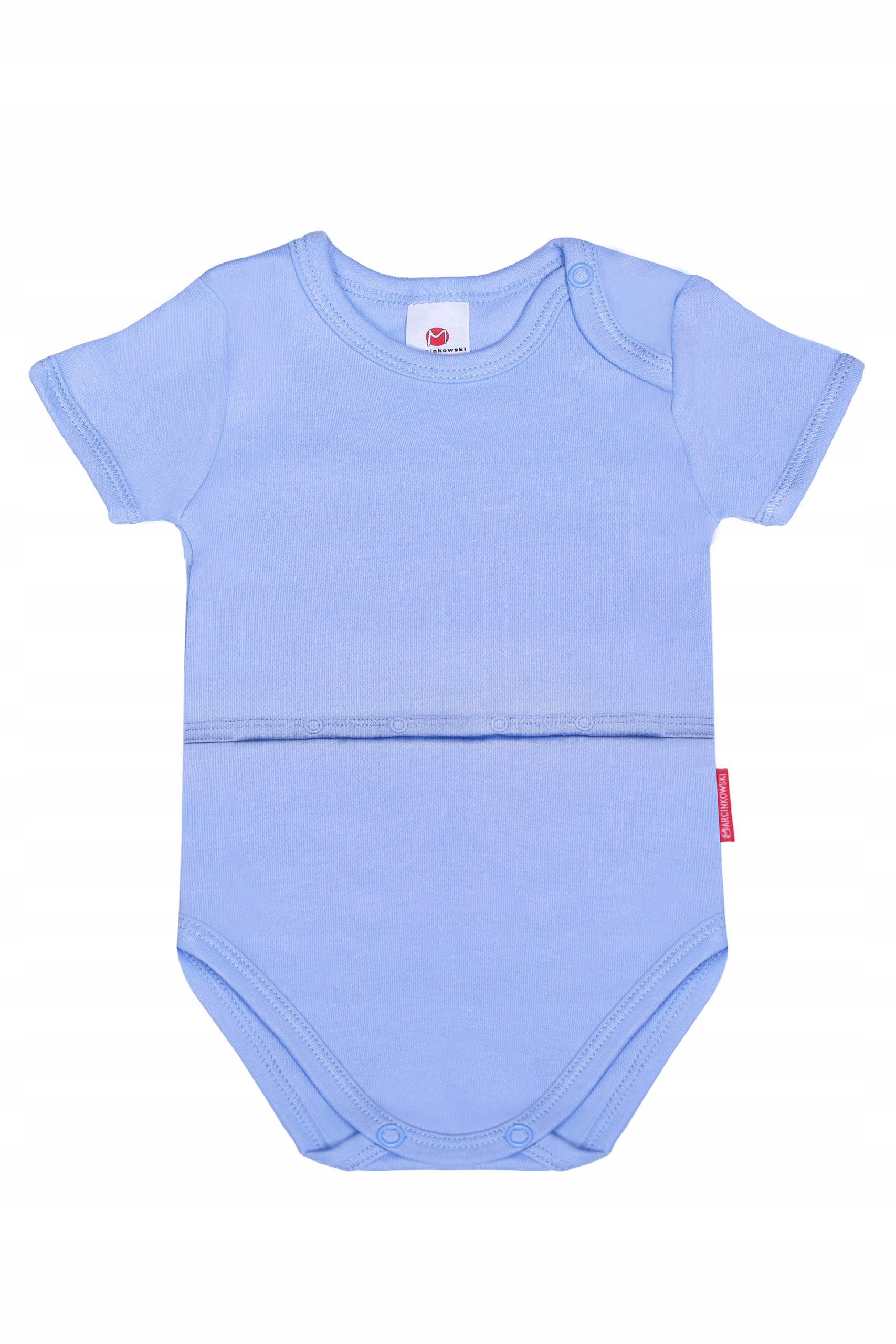 

Body Krótki Rękaw 100% Bawełniane System Peg 128