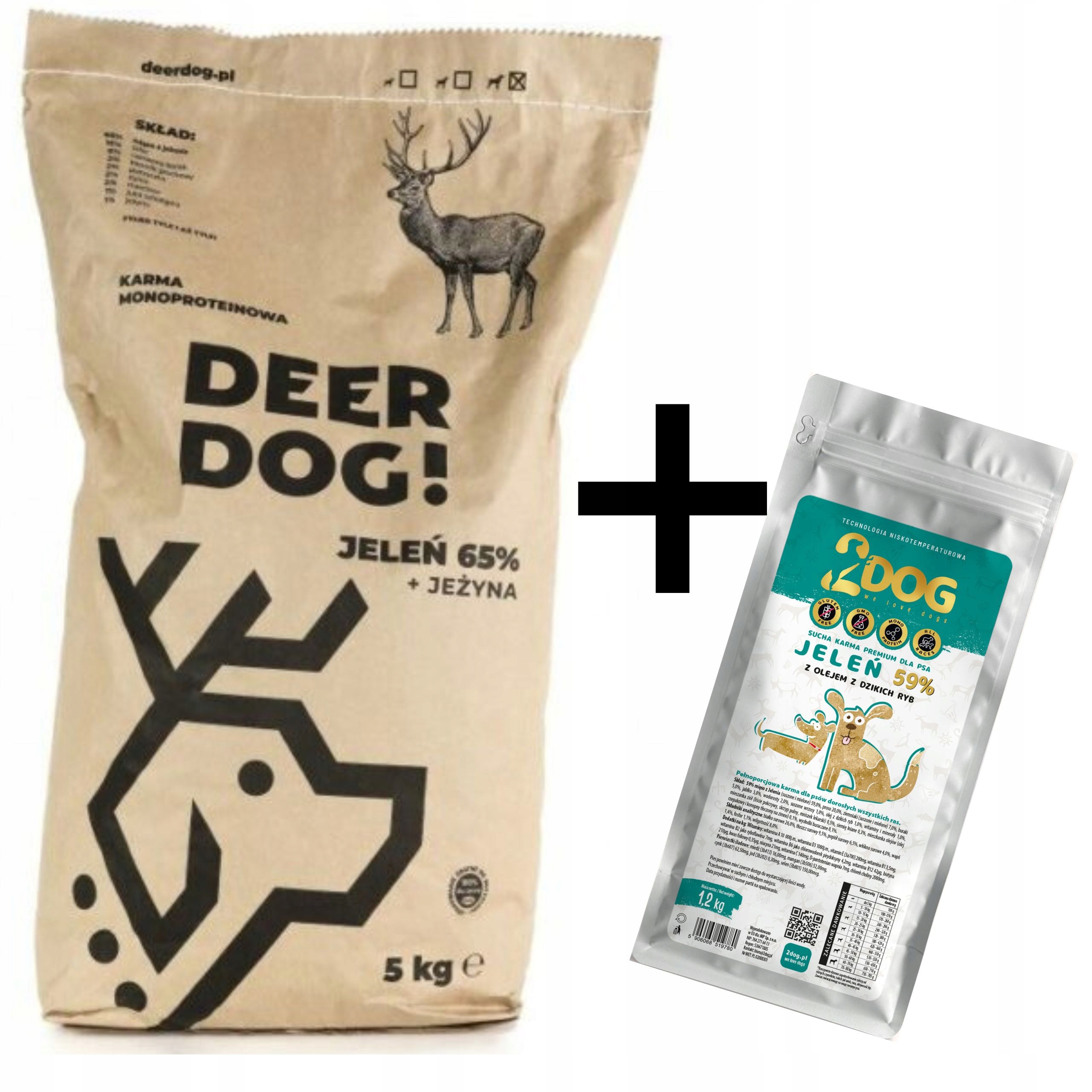 Suché Krmivo Pro Psa Deer Dog Jelen s ostružinami 5 kg velké plemeno Bezobilné