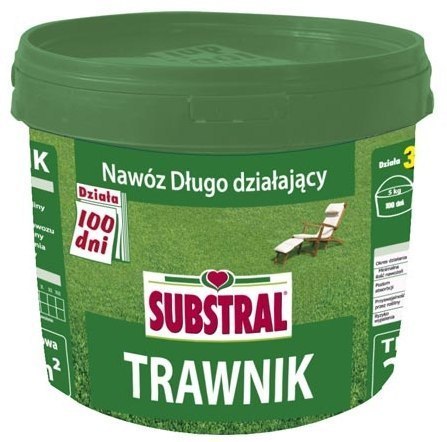 Dlhodobo pôsobiace hnojivo na trávu 100 dní Minerálny granulát 10 kg Substral