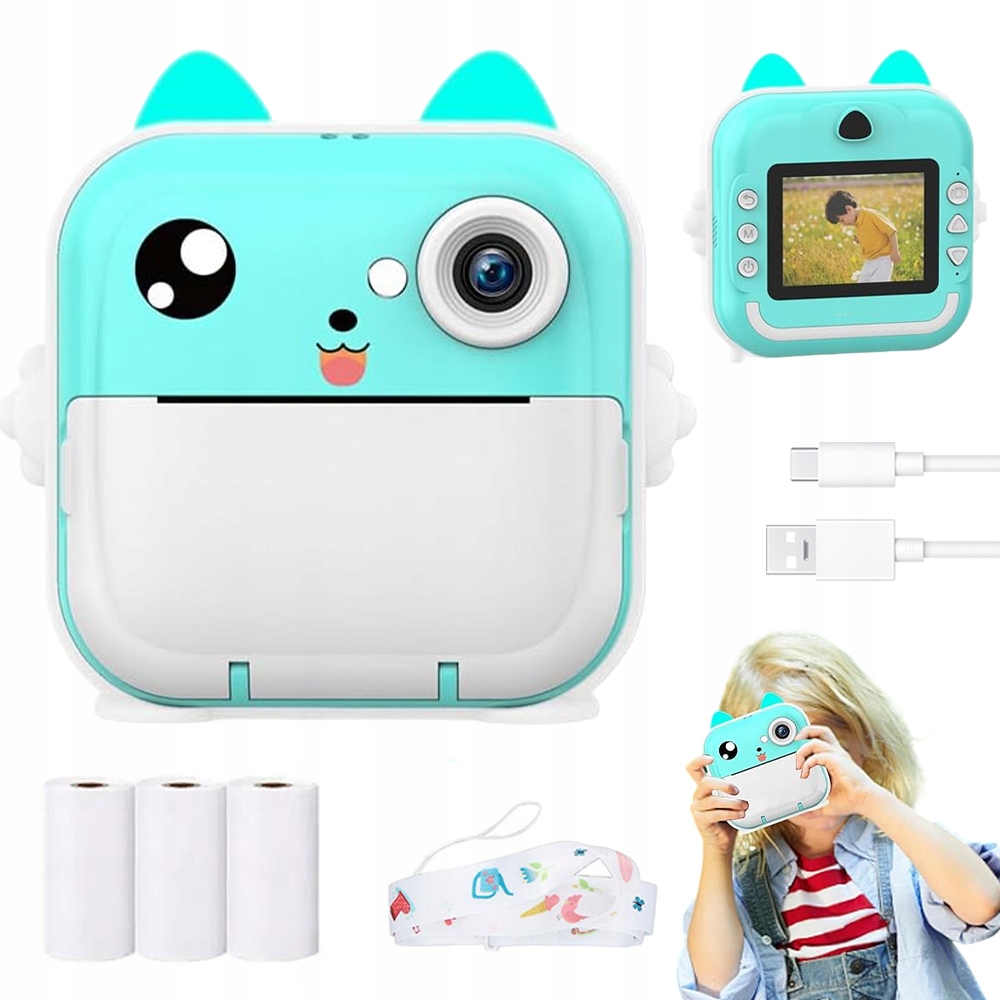 Mini Tiskárna Instantní Termální Fotoaparát Rolky