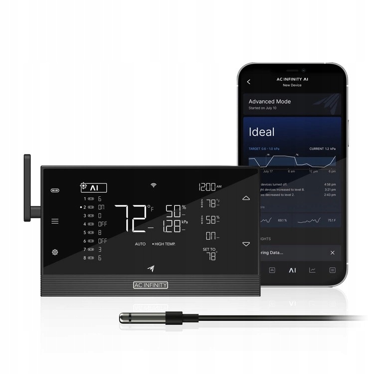 Ac Infinity Controler AI+kontroler klimatu z inteligent. uczeniem do32 urzą
