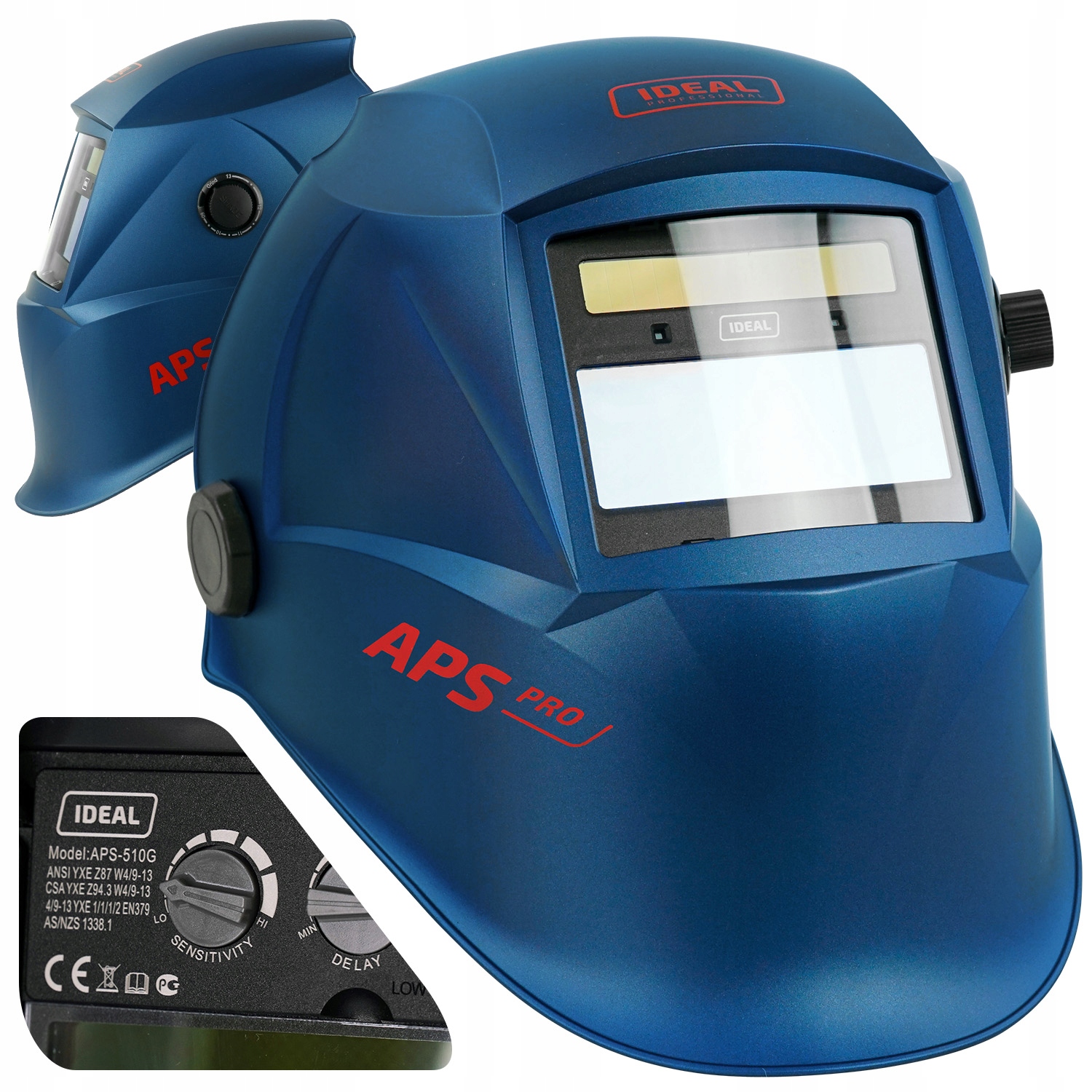 Maska przyłbica do spawarka Migomat Mma Tig Ideal Aps Pro automatyczna