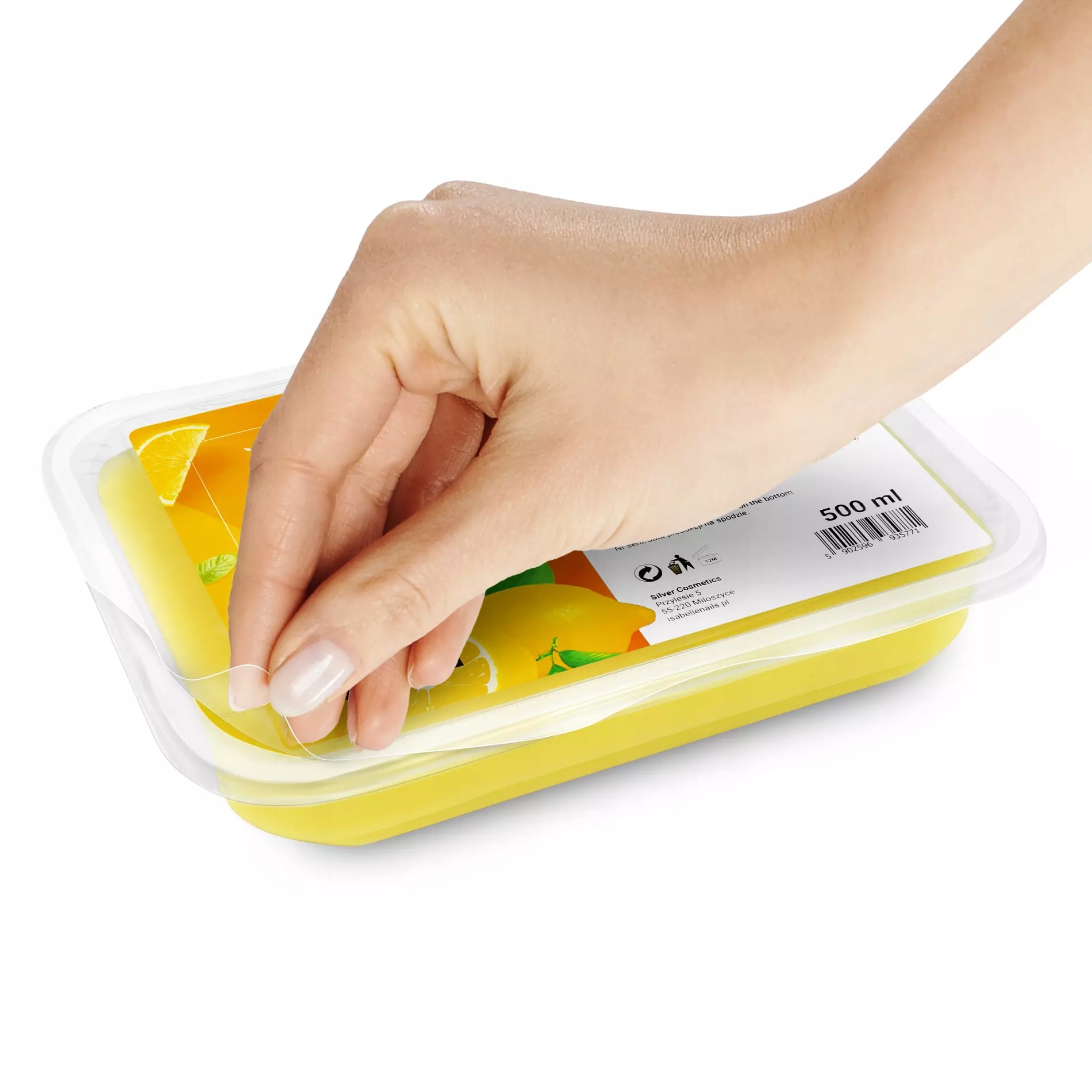 PARAFINA KOSMETYCZNA IS 500ml LEMON CYTRYNA Marka Isabellenails