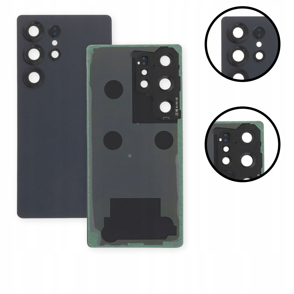 Tylna klapka, tylne szkło do Samsung Galaxy S25 Ultra, czarna