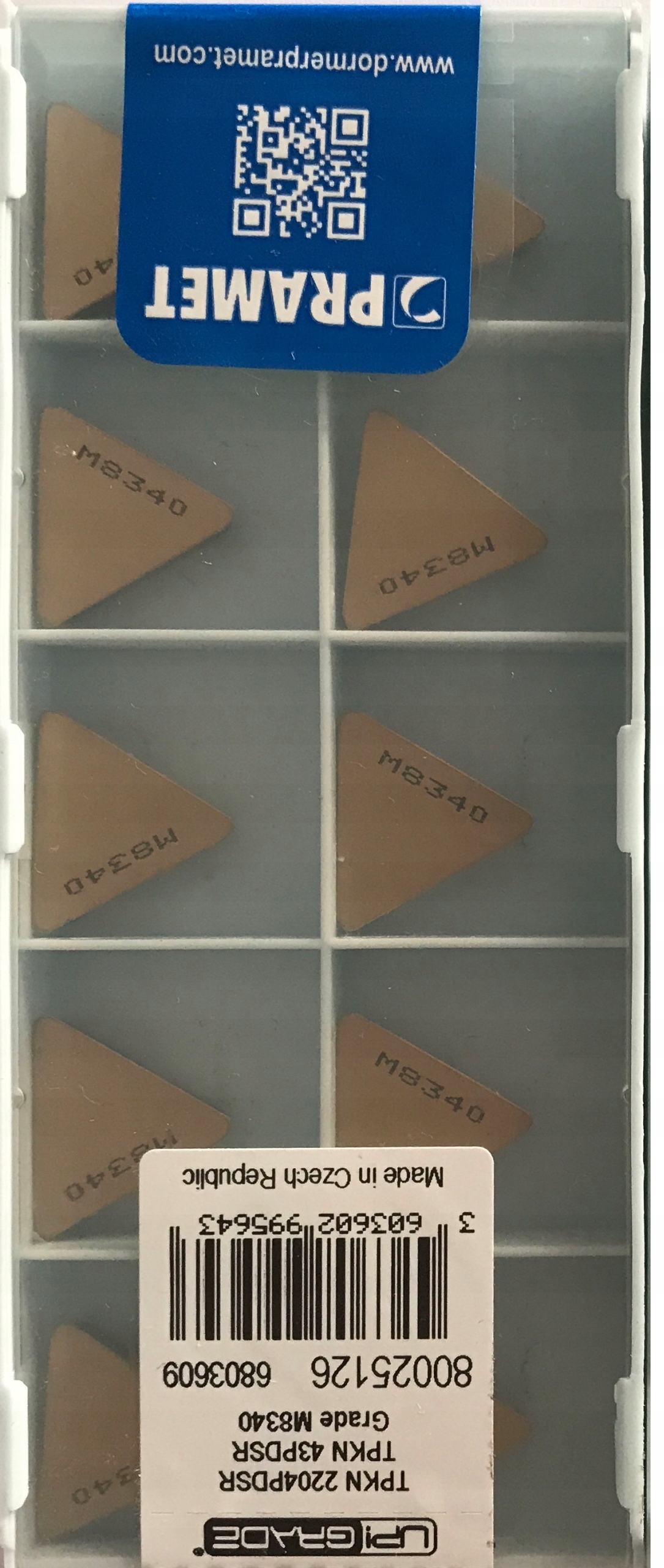 Płytki TPKN 2204PDSR M8340 Pramet STAL / KWASÓWKA