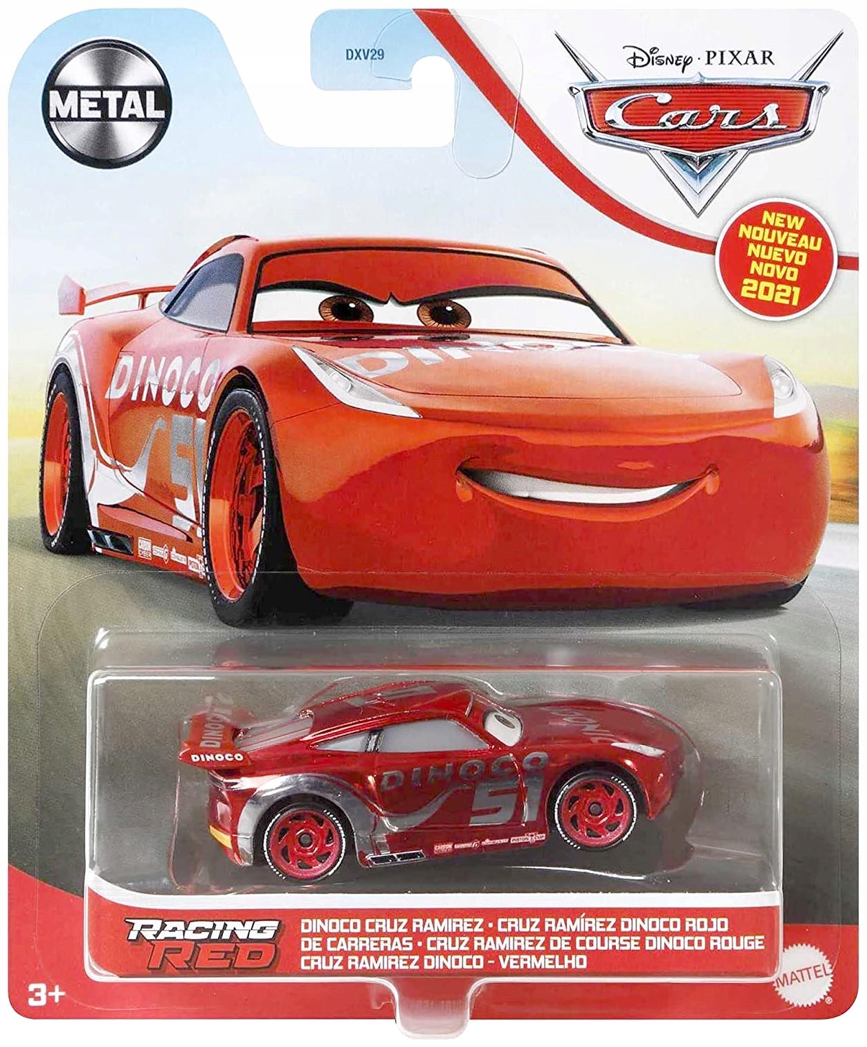 

Mattel Cars Auta Racing Red Cruz Ramirez Czerwony