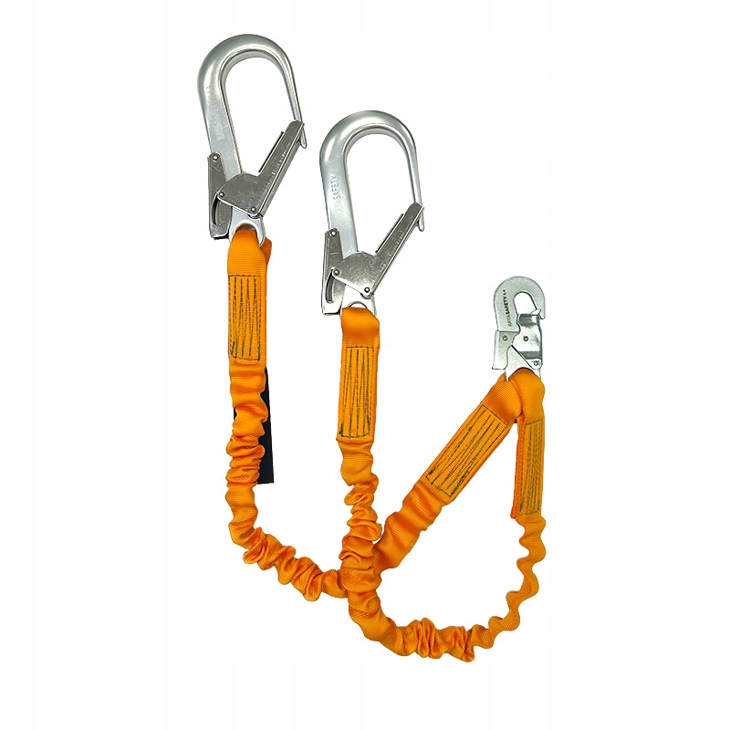 Podwójna lonża dla montażysty rusztowań Kaya Safety – EL-3 Mgo 1,2 m