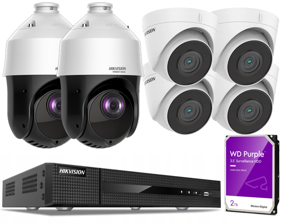 ZESTAW MONITORINGU IP KAMERA OBROTOWA IR100M PTZ