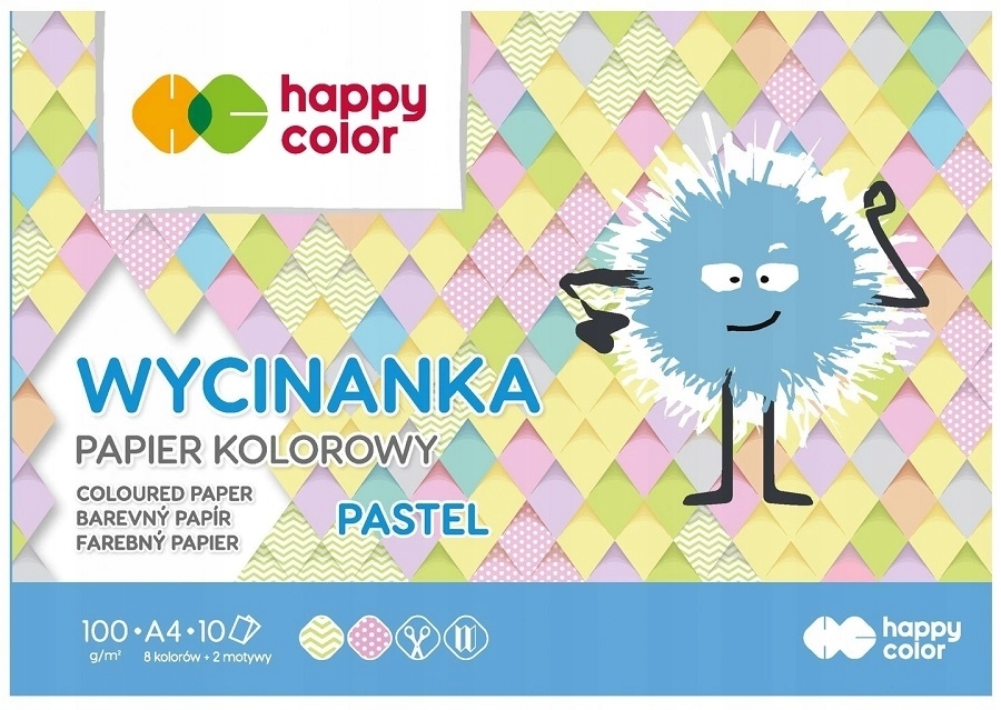 

Wycinanka kolorowa A4 papier kolorowy pastel