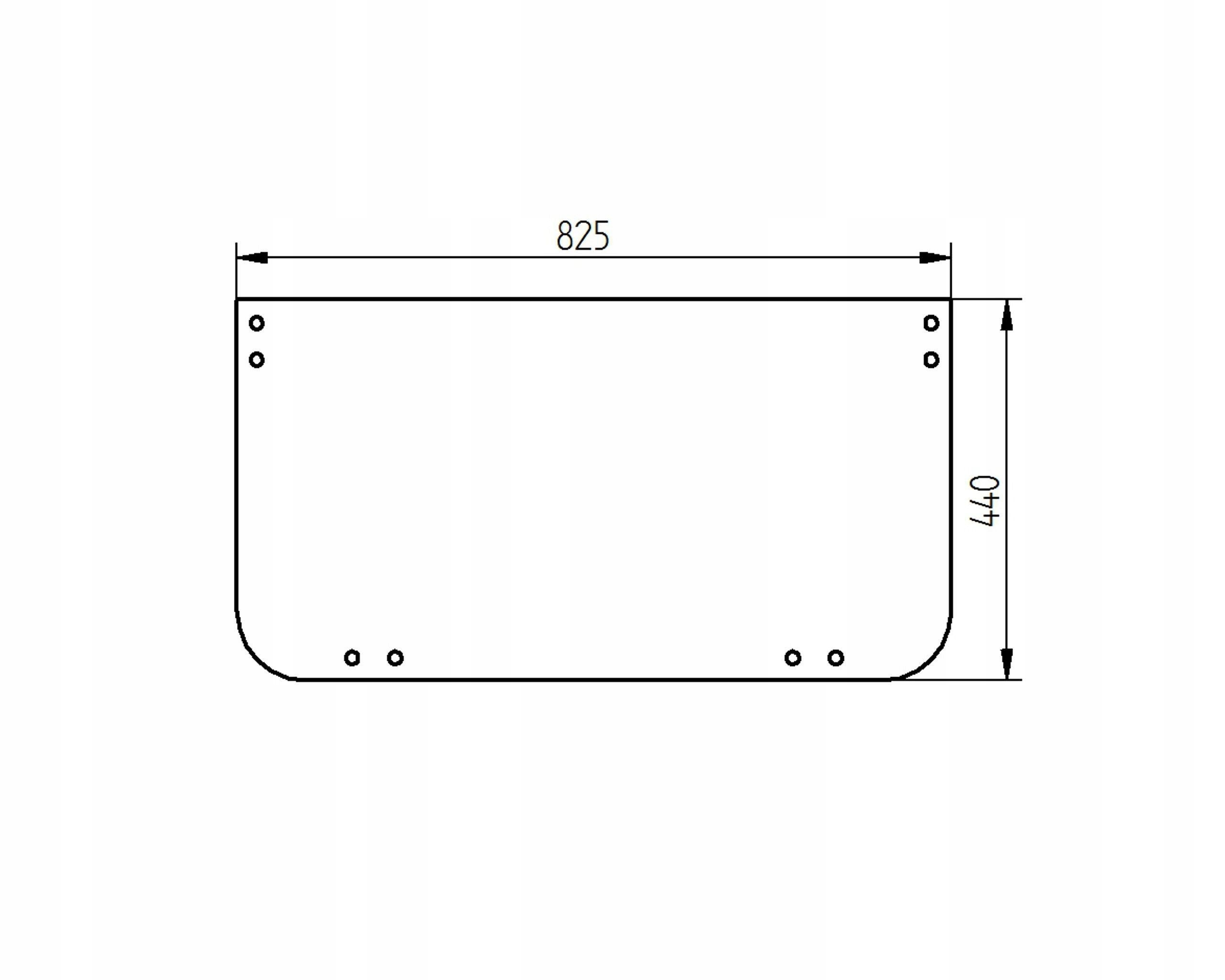 sklo bagr Liebherr přední spodní 5007973