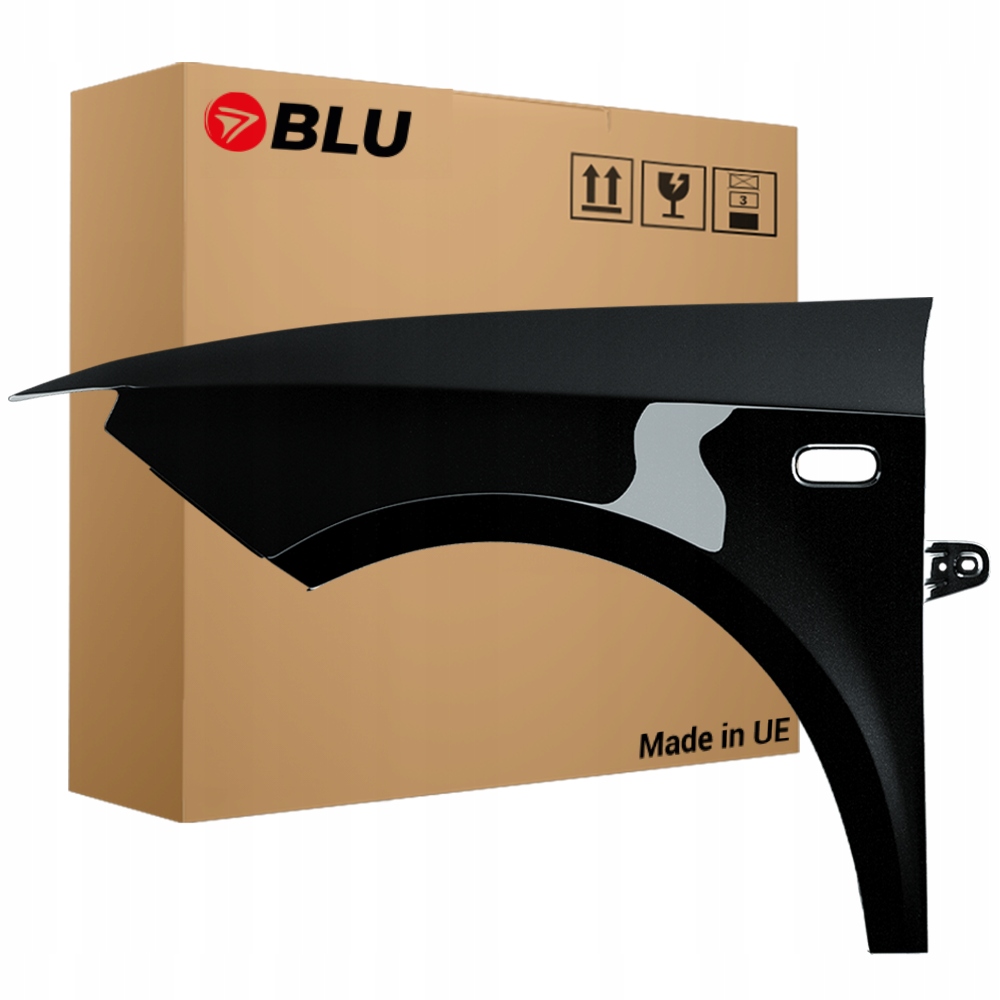 Blatník Blu Seat Ibiza IV 4 6J LY9T levý černý 08-17 přední pozink