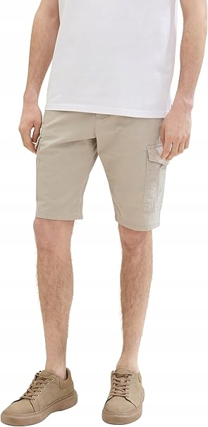 Tom Tailor Kraťasy Béžové Casual 28 6FA