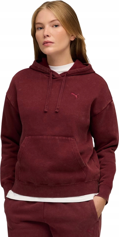 Mikina S Kapucí (klokanka) Puma Ess Elevated Relaxed Wash vel. L