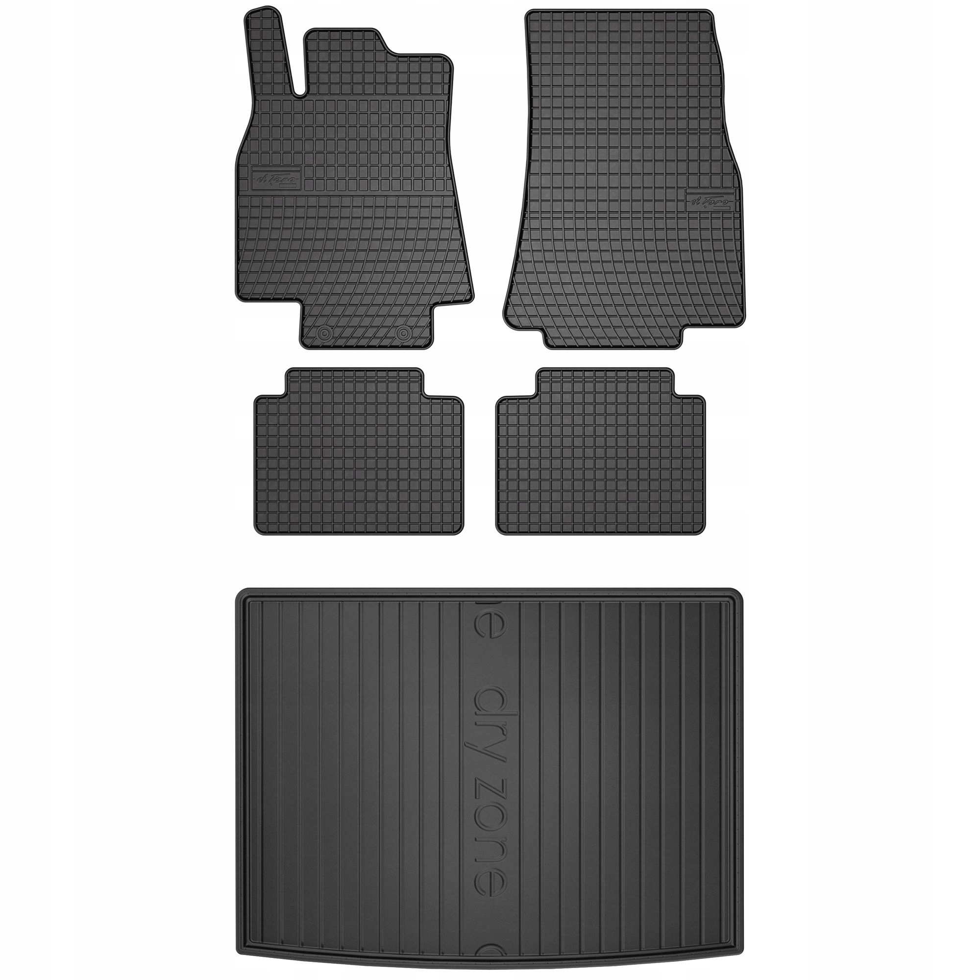 Gumová sada kobercov a rohoží Mercedes-Benz trieda B W245 2005-2011