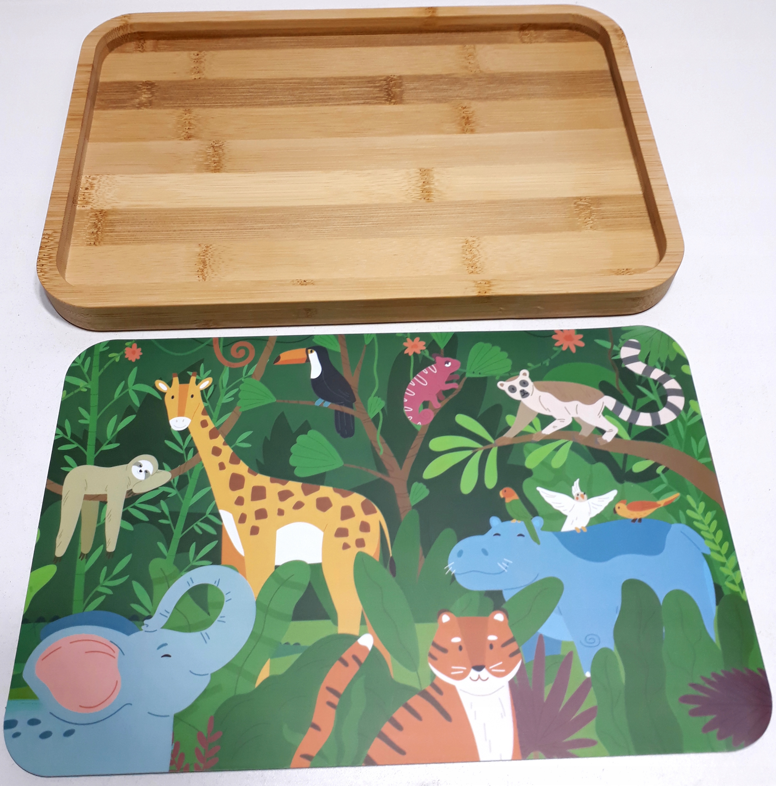 Taca bambusowa z dwustronną wkładką Z1054 Rodzaj taca