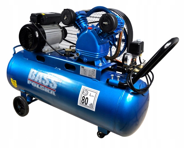 

Kompresor 100l sprężarka 2 tłoki 2200W Bass Polska