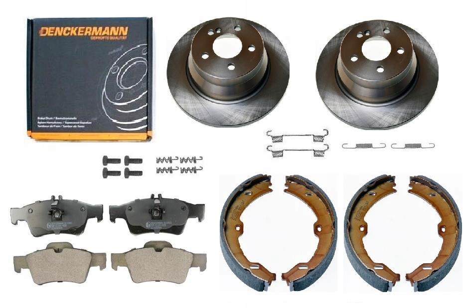 Kotouče Čelisti Mercedes E W211 Zadní Sada Plné