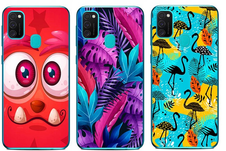 

3 X Etui Silikon Nadruk Do Samsung Galaxy M21