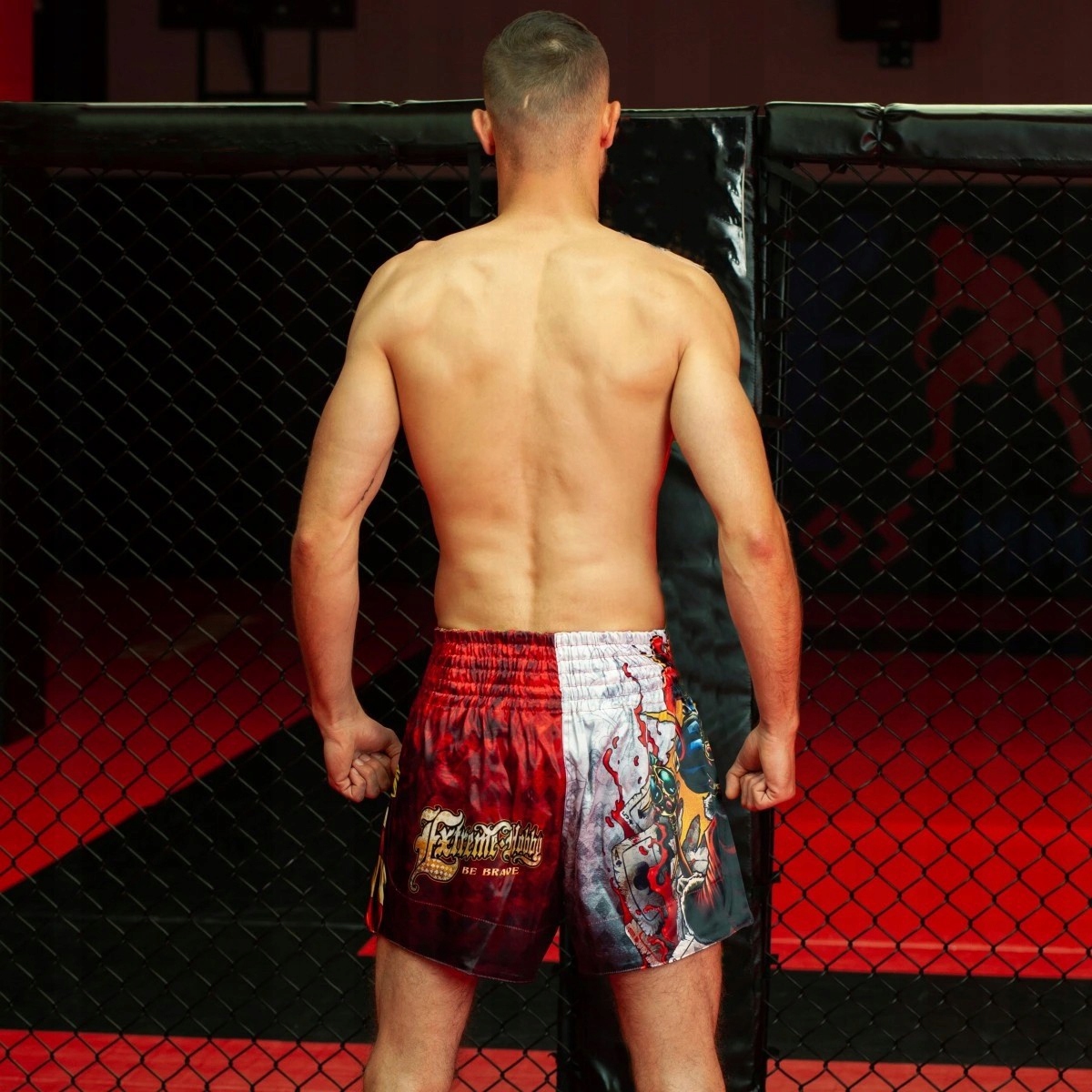 Spodenki EXTREME Hobby Muay Thai KILLER CARDS XL Rozmiar XL