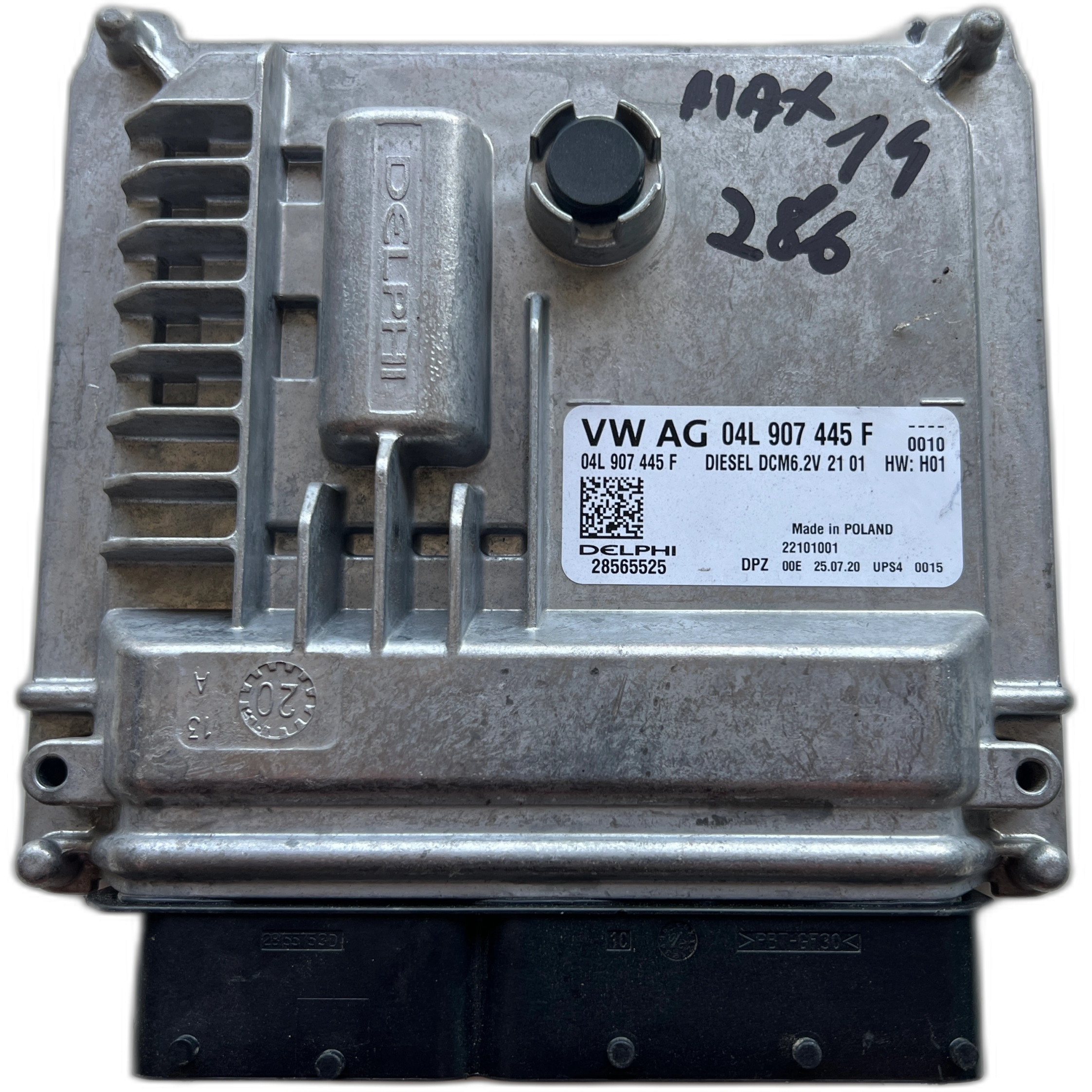 SKODA SCALA 1.6 TDI 04l907445f 28565525 22101001 computer Originale