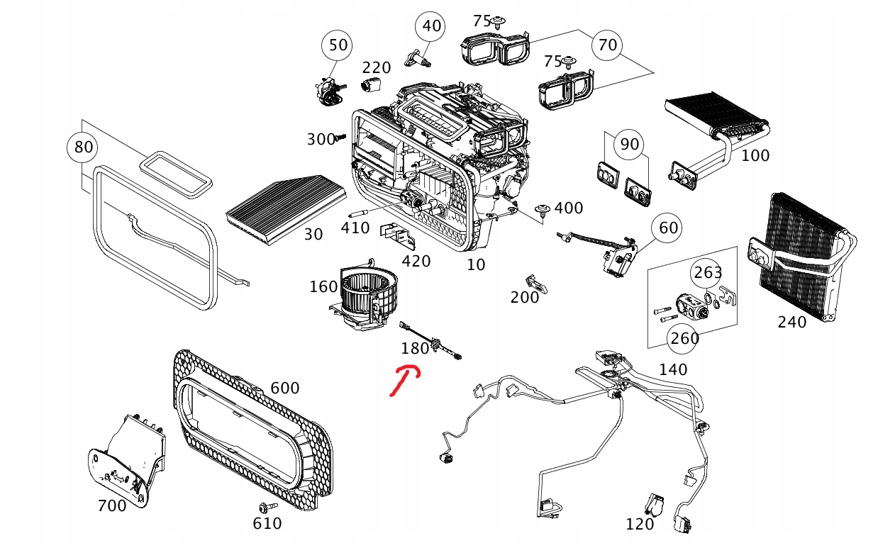 CZUJNIK TEMPERATURY MERCEDES ACTROS MP4 0148209610 Numer katalogowy części 0148209610