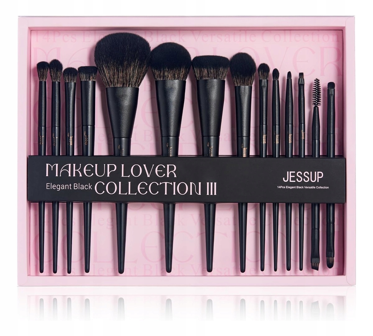 Jessup Pędzle do makijażu twarzy 14szt