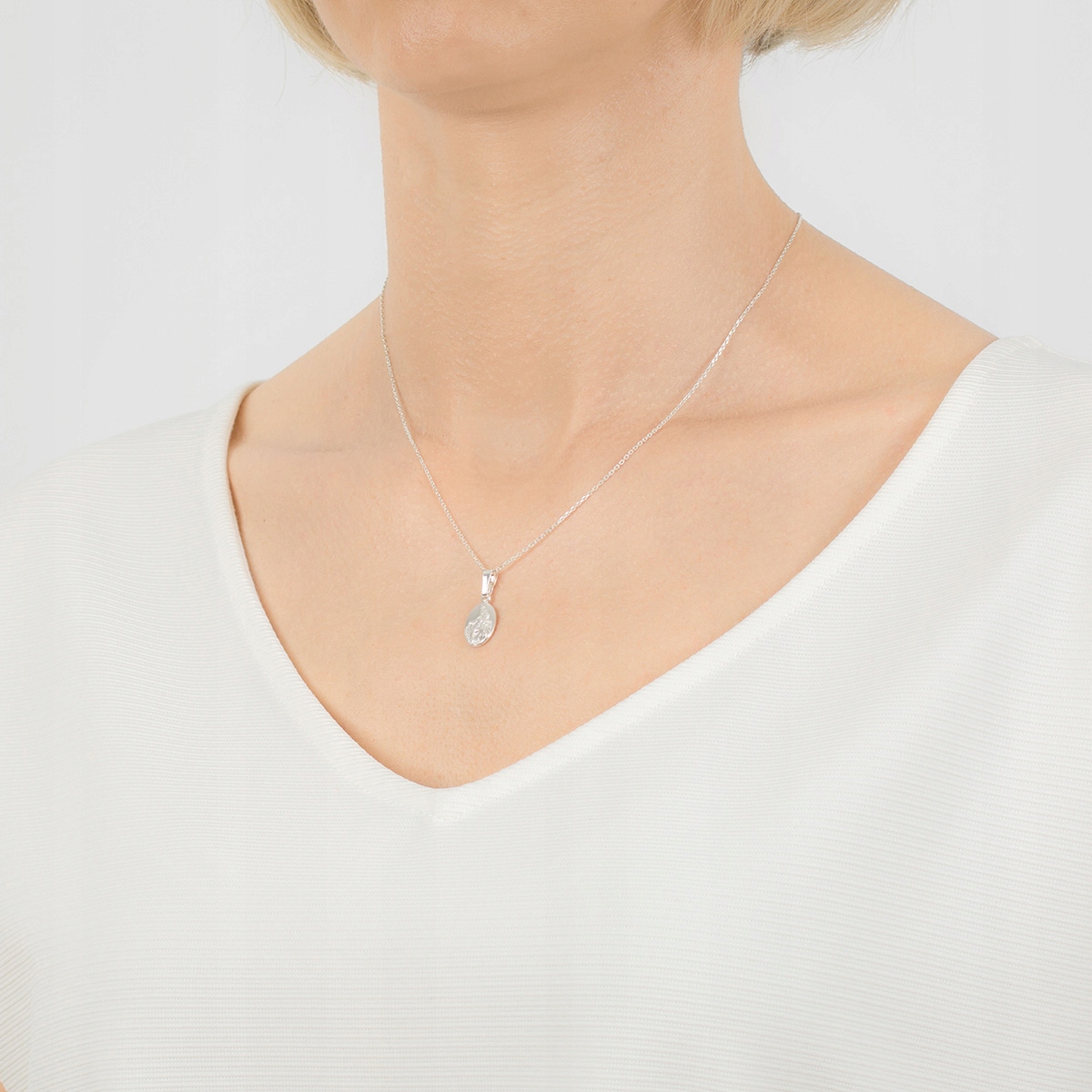 SREBRNY MEDALIK Dwustronny Matka Boska SZKAPLERZ Rodzaj Srebrne