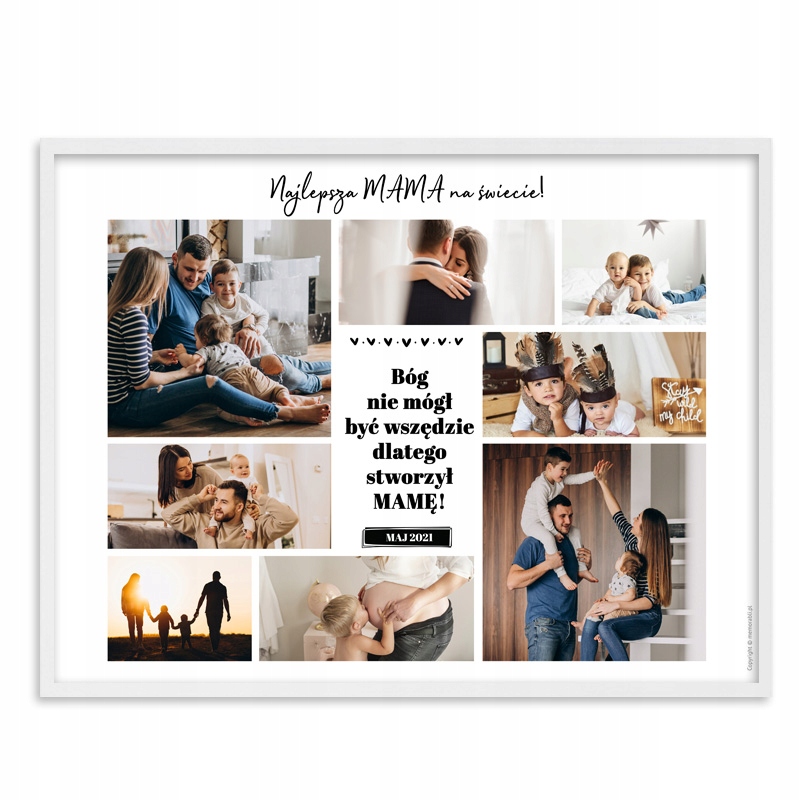 

Plakat Dzień Mamy Taty ramka a3