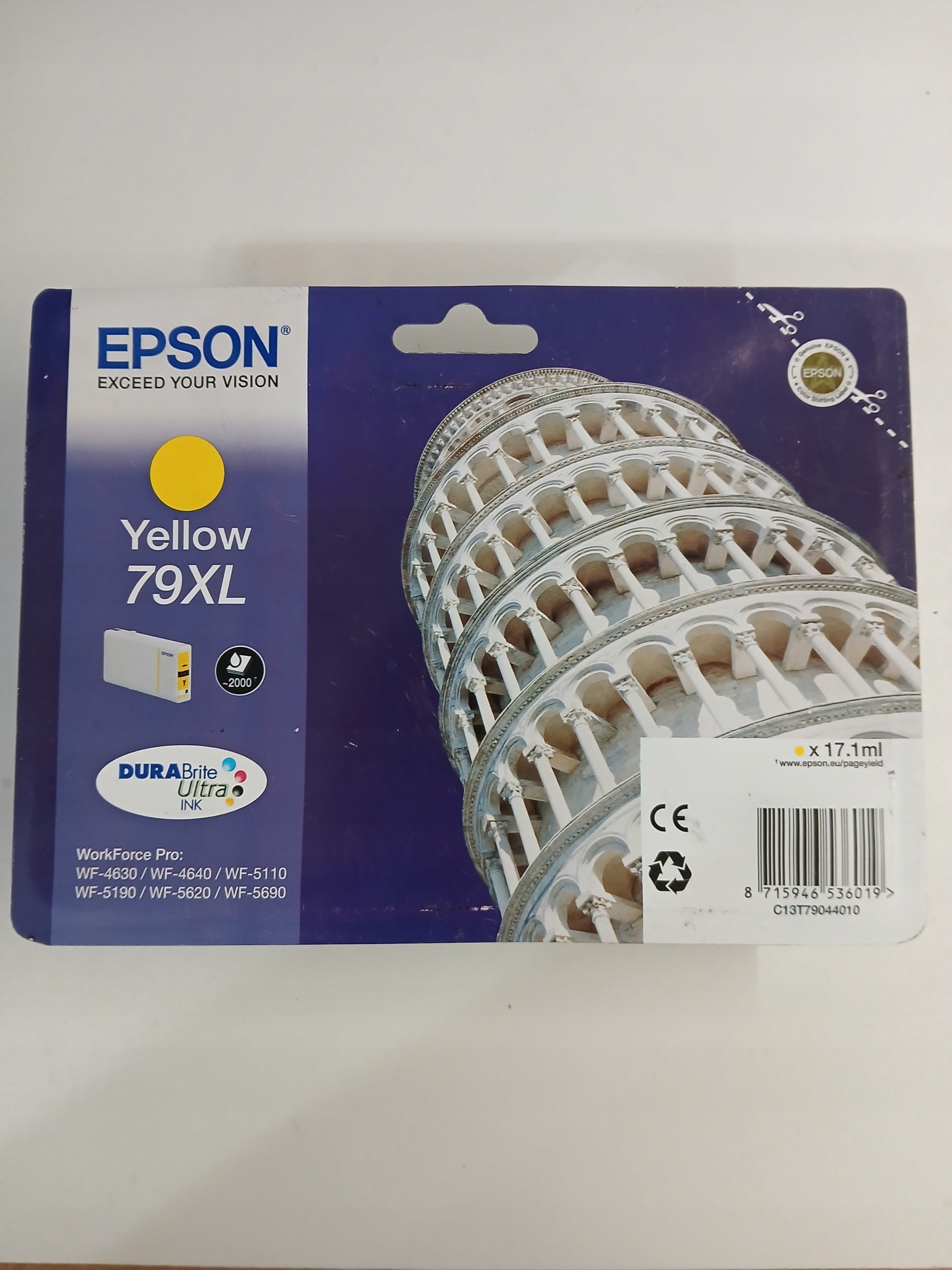 Originální Inkoust Epson T7904 Yellow 79XL 2025 rok