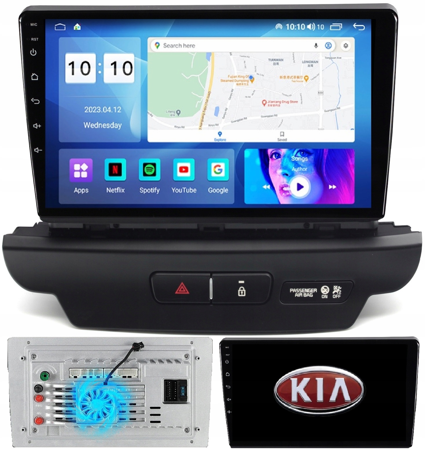 Radio Nawigacja Android Kia Ceed III 2018-2020 +wentylator 2/64GB 8 Core