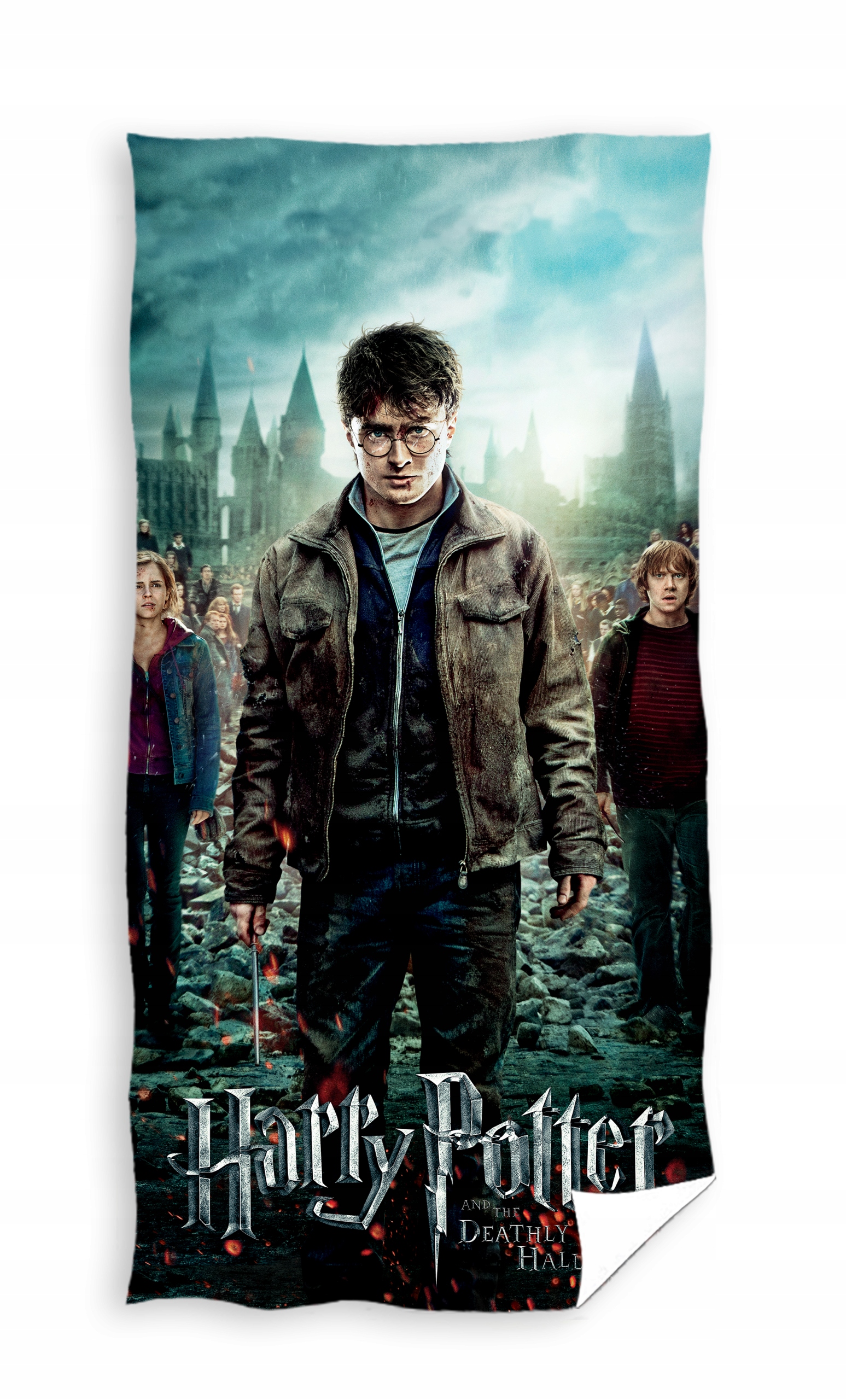 BAWEŁNIANY RĘCZNIK HARRY POTTER HERMIONA RON 70x140