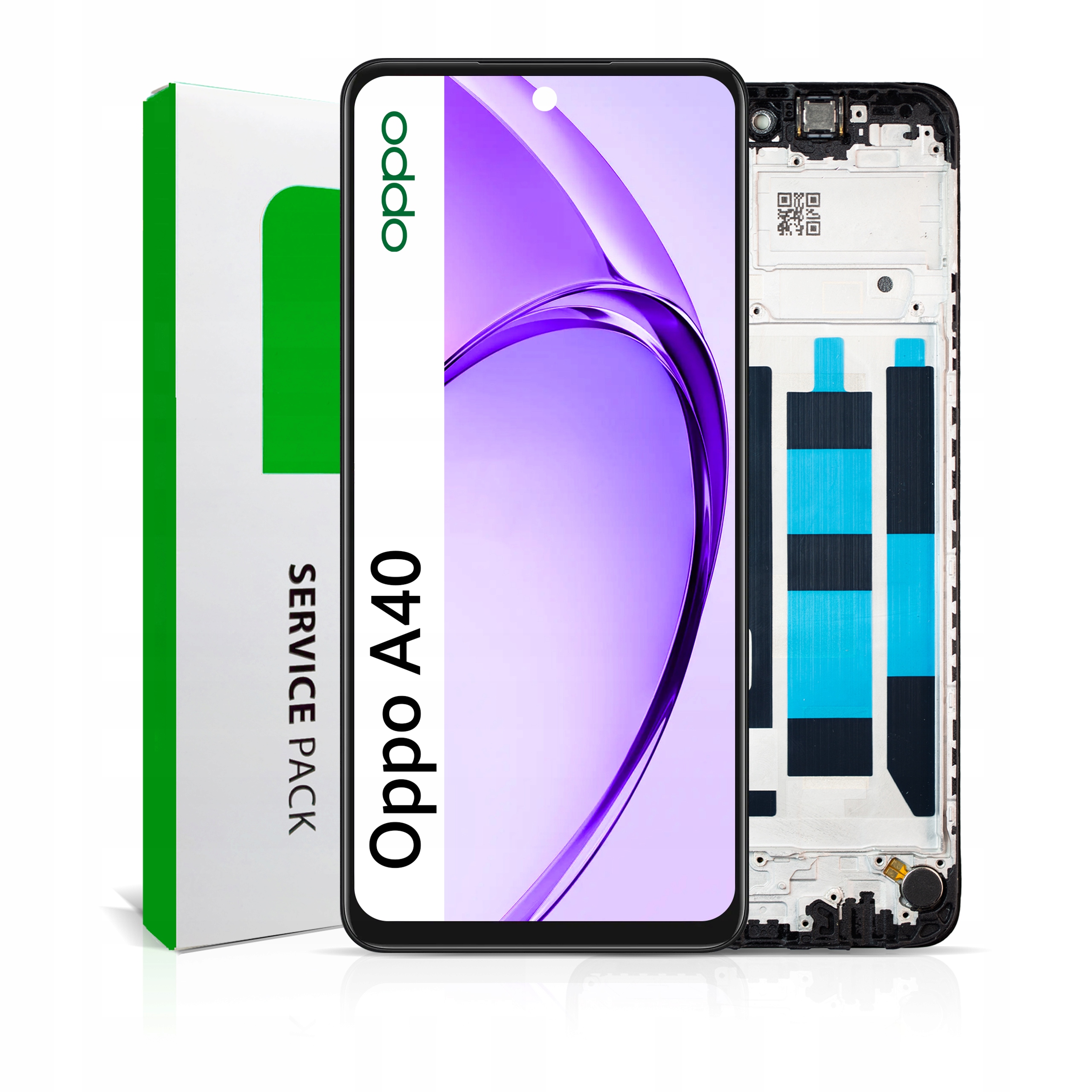 Displej pro Oppo A40 LCD displej Originální Zila Rámeček CPH3669 CPH2669