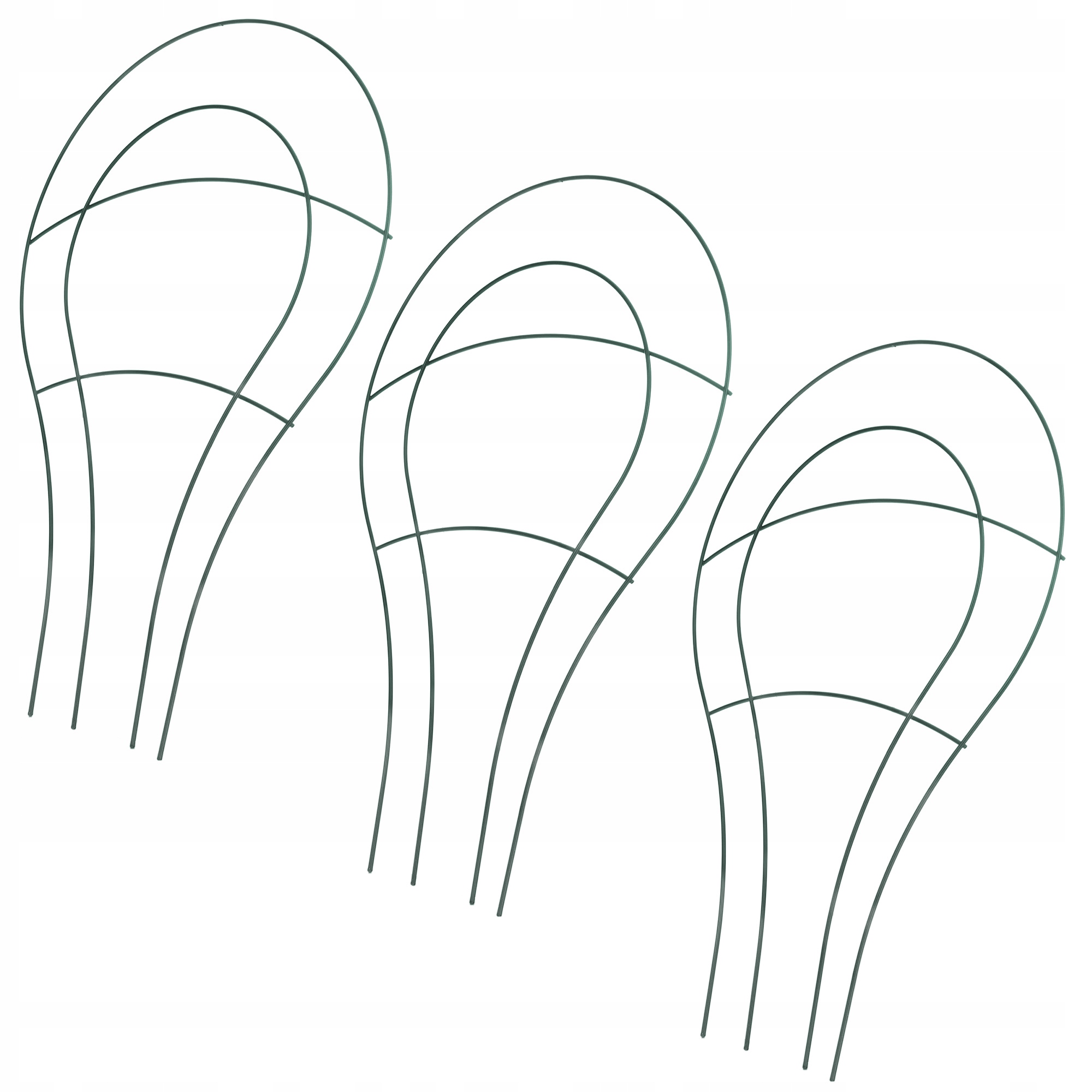 Podpora Drabinka Donická K Rostlinám Květů Palik Stalový Zelený 3ks