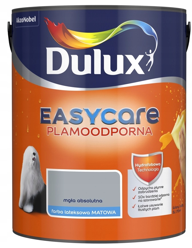 

Farba Dulux Easy Care- mgła absolutna, 5l