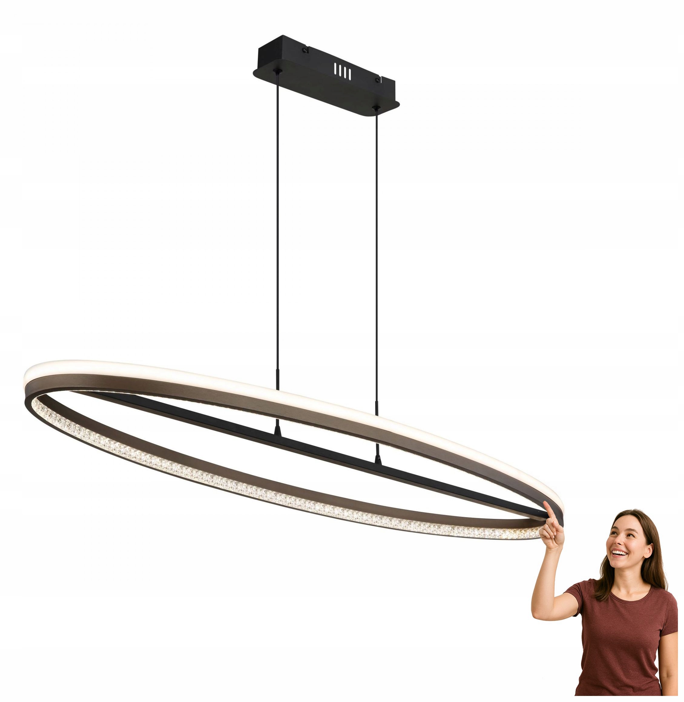 Led závesná lampa 60W Della 67179H1 Globo