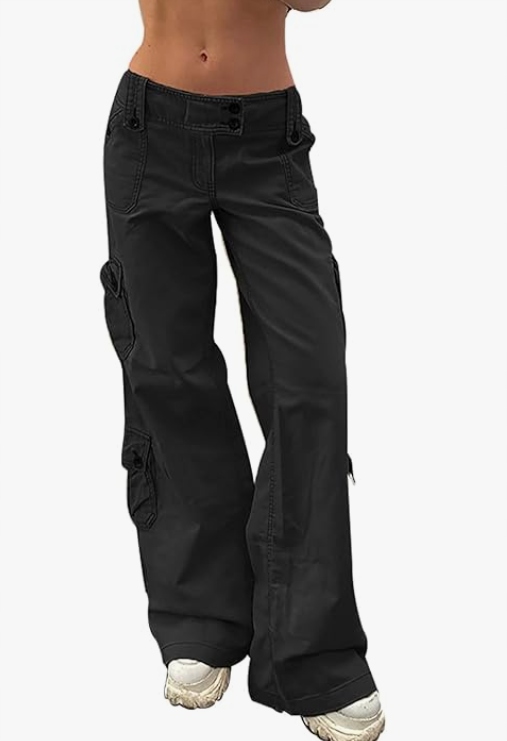 Yingwin Dámské džíny s nízkým pasem Džíny