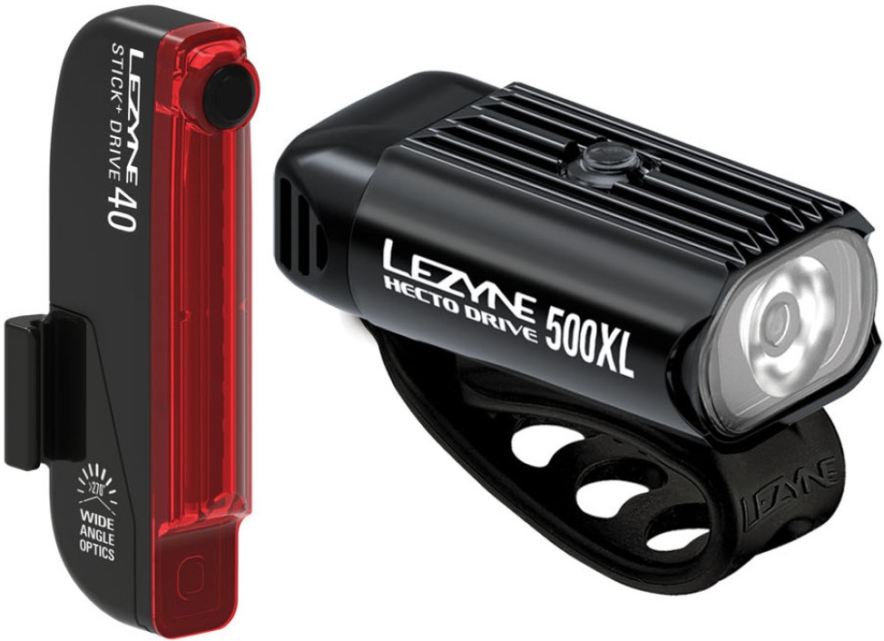 Lezyne zestaw lampek Hecto Drive 500XL Stick+ Drive