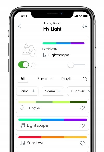 Nanoleaf Canvas Panele Świetlne LED 9 sztuk smart Rodzaj gwintu zintegrowane źródło LED