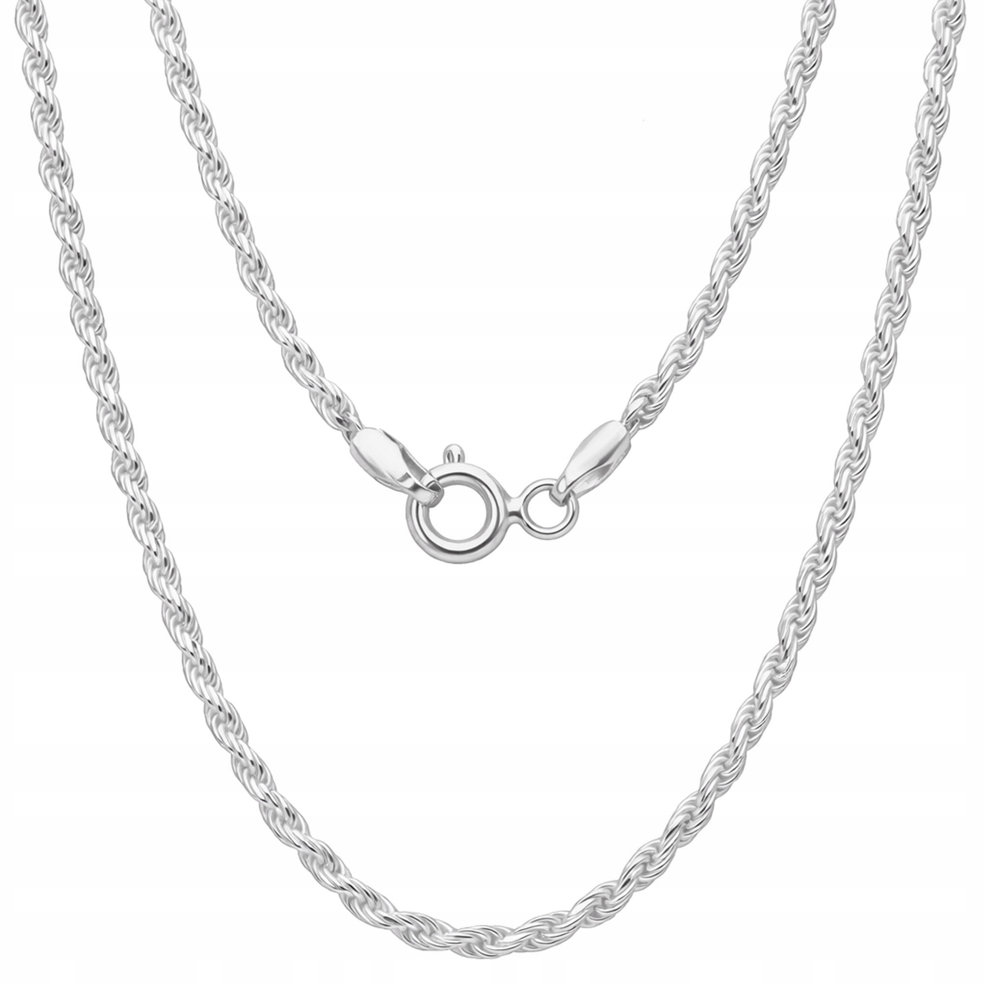 Stříbrný řetízek 925 Corda Korda kroucený 1.8 mm pánský dámský 60 cm