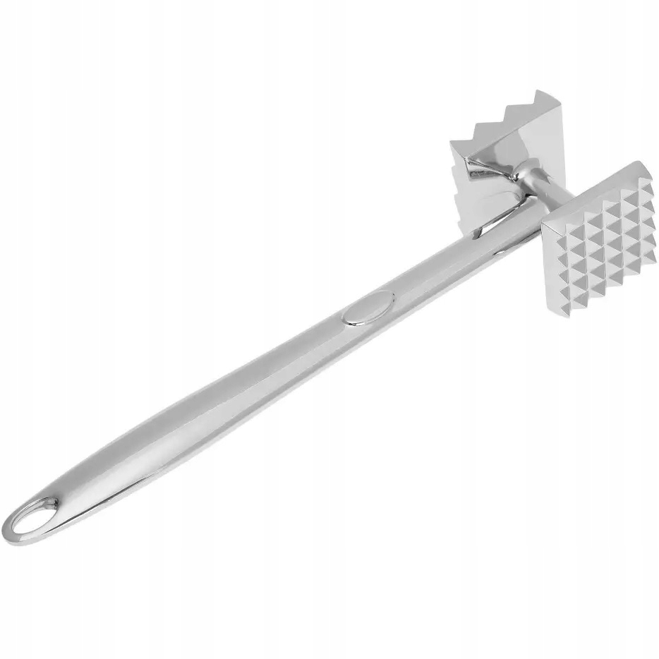 TŁUCZEK DO MIĘSA DWUSTRONNY STALOWY SOLIDNY CIĘŻKI Marka Kinghoff