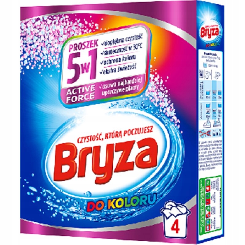 

Bryza Active Force 5w1 Proszek do prania do koloru