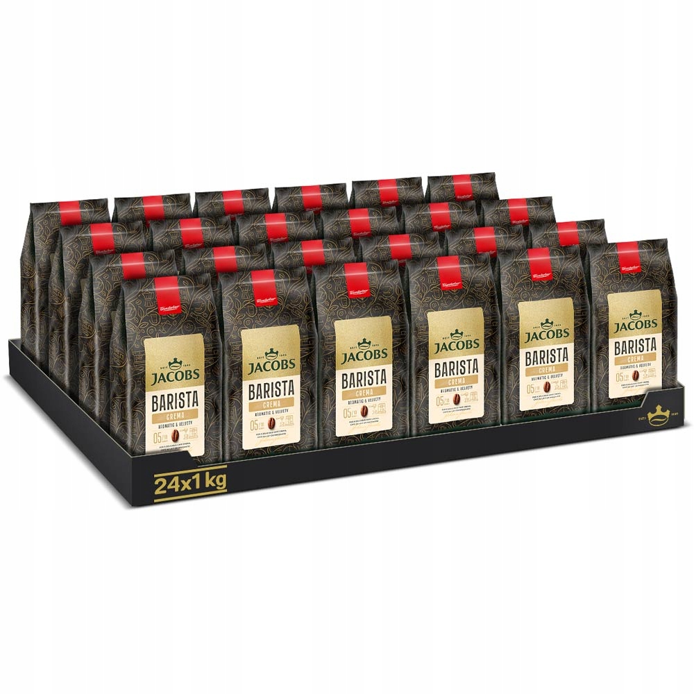 Kawa ziarnista Jacobs Barista Editions Crema 24x 1kg